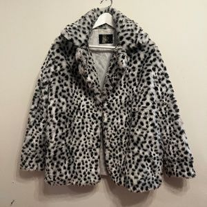 Dalmatian Fur Coat